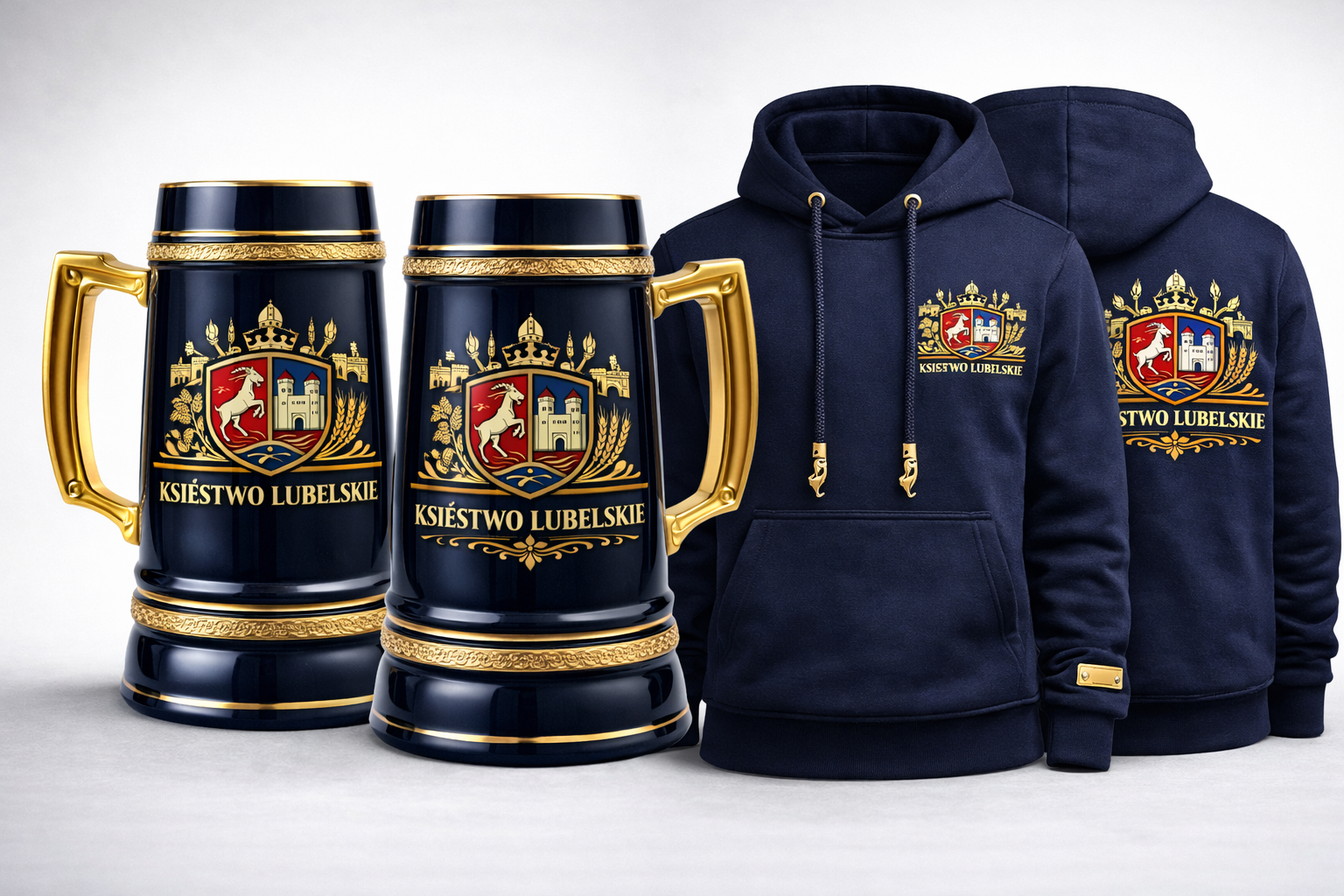 Bluza i kufle kolekcjonerskie Księstwo Lubelskie